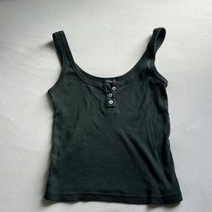 Brandy Melville tank top dark green